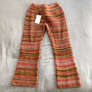 New Wide Leg Knitted Pants